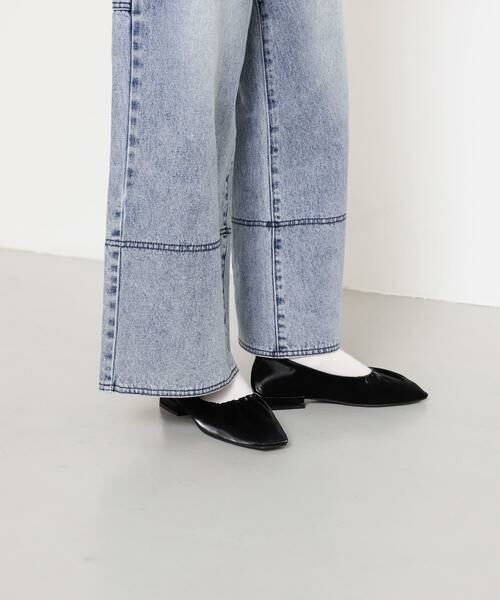 SENSE OF PLACE by URBAN RESEARCH / センスオブプレイス バイ アーバンリサーチ パンプス | シャイニーギャザーフラットシューズ | 詳細14