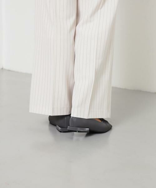 SENSE OF PLACE by URBAN RESEARCH / センスオブプレイス バイ アーバンリサーチ パンプス | シャイニーギャザーフラットシューズ | 詳細29