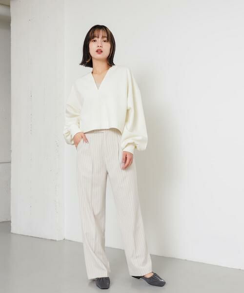 SENSE OF PLACE by URBAN RESEARCH / センスオブプレイス バイ アーバンリサーチ パンプス | シャイニーギャザーフラットシューズ | 詳細30