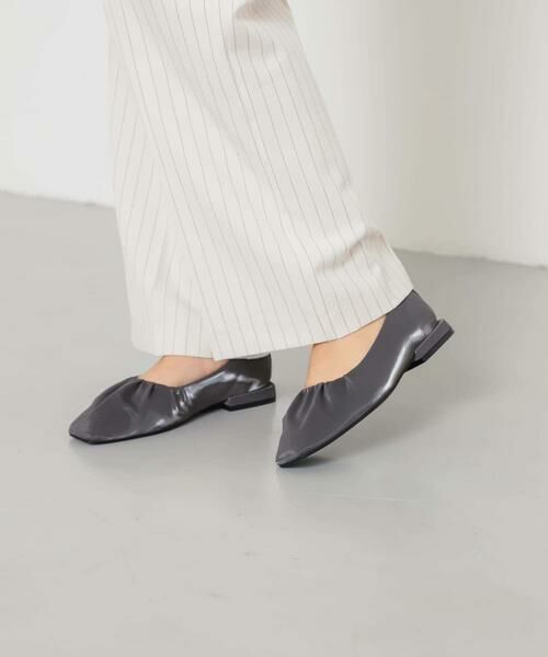 SENSE OF PLACE by URBAN RESEARCH / センスオブプレイス バイ アーバンリサーチ パンプス | シャイニーギャザーフラットシューズ | 詳細23