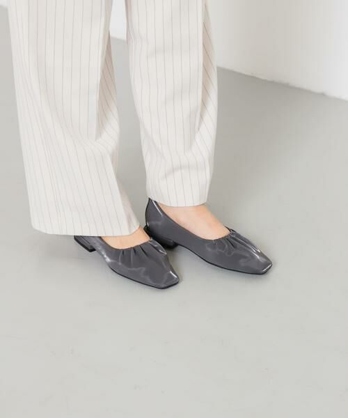 SENSE OF PLACE by URBAN RESEARCH / センスオブプレイス バイ アーバンリサーチ パンプス | シャイニーギャザーフラットシューズ | 詳細25
