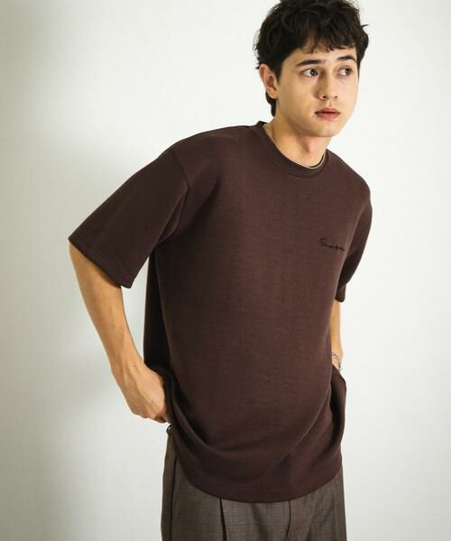 SENSE OF PLACE by URBAN RESEARCH / センスオブプレイス バイ アーバンリサーチ Tシャツ | 『一部WEB限定カラー』『ユニセックス』シシュウダンボールポンチショートスリーブTシャツ | 詳細21