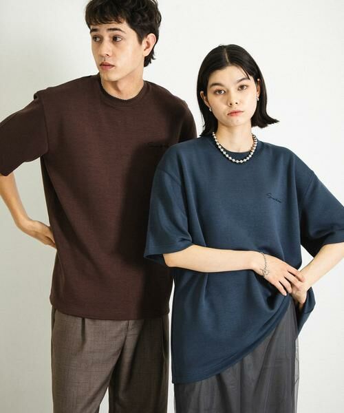 SENSE OF PLACE by URBAN RESEARCH / センスオブプレイス バイ アーバンリサーチ Tシャツ | 『一部WEB限定カラー』『ユニセックス』シシュウダンボールポンチショートスリーブTシャツ | 詳細25