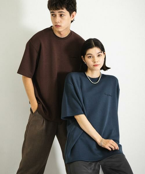 SENSE OF PLACE by URBAN RESEARCH / センスオブプレイス バイ アーバンリサーチ Tシャツ | 『一部WEB限定カラー』『ユニセックス』シシュウダンボールポンチショートスリーブTシャツ | 詳細26