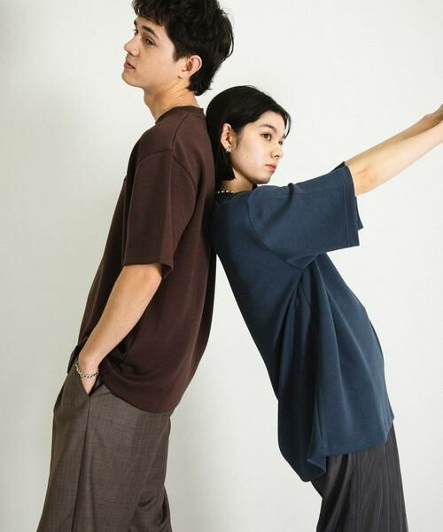 SENSE OF PLACE by URBAN RESEARCH / センスオブプレイス バイ アーバンリサーチ Tシャツ | 『一部WEB限定カラー』『ユニセックス』シシュウダンボールポンチショートスリーブTシャツ | 詳細27