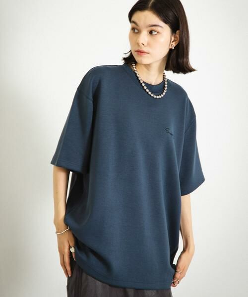 SENSE OF PLACE by URBAN RESEARCH / センスオブプレイス バイ アーバンリサーチ Tシャツ | 『一部WEB限定カラー』『ユニセックス』シシュウダンボールポンチショートスリーブTシャツ(ブルー系その他)