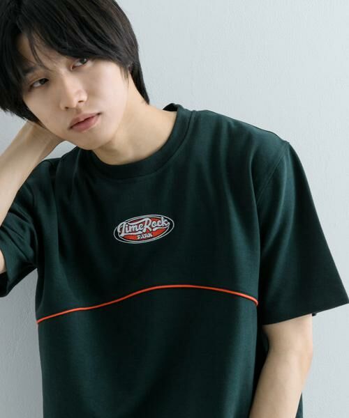 SENSE OF PLACE by URBAN RESEARCH / センスオブプレイス バイ アーバンリサーチ Tシャツ | ブロックドデザインTシャツ(5分袖) | 詳細1