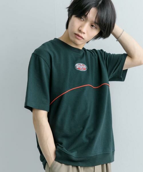 SENSE OF PLACE by URBAN RESEARCH / センスオブプレイス バイ アーバンリサーチ Tシャツ | ブロックドデザインTシャツ(5分袖) | 詳細3