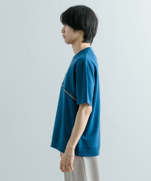 SENSE OF PLACE by URBAN RESEARCH / センスオブプレイス バイ アーバンリサーチ Tシャツ | ブロックドデザインTシャツ(5分袖) | 詳細17