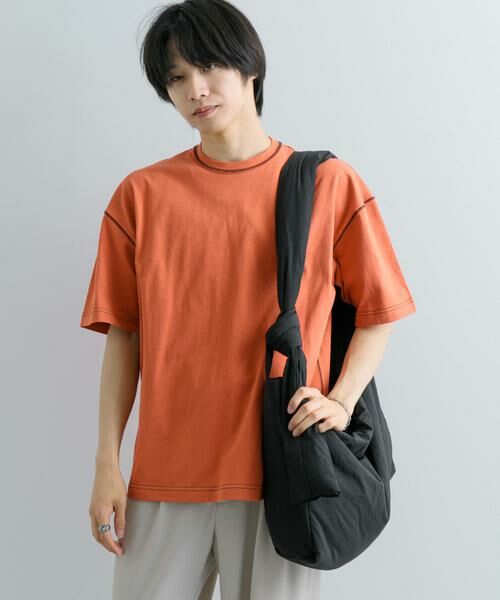 SENSE OF PLACE by URBAN RESEARCH / センスオブプレイス バイ アーバンリサーチ Tシャツ | 『ユニセックス』ハイショクステッチデザインT(5分袖) | 詳細3