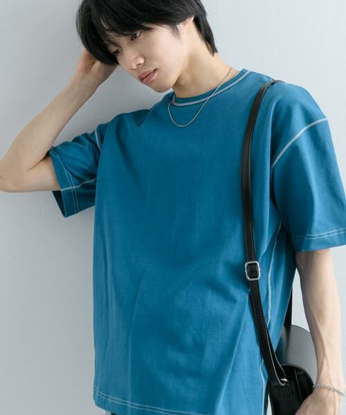 SENSE OF PLACE by URBAN RESEARCH / センスオブプレイス バイ アーバンリサーチ Tシャツ | 『ユニセックス』ハイショクステッチデザインT(5分袖) | 詳細12