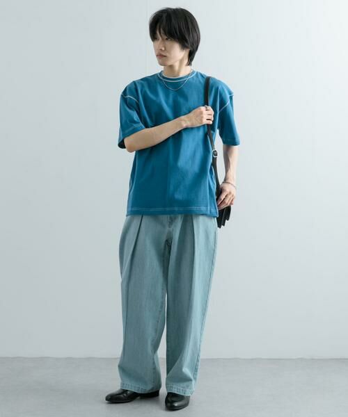 SENSE OF PLACE by URBAN RESEARCH / センスオブプレイス バイ アーバンリサーチ Tシャツ | 『ユニセックス』ハイショクステッチデザインT(5分袖) | 詳細16