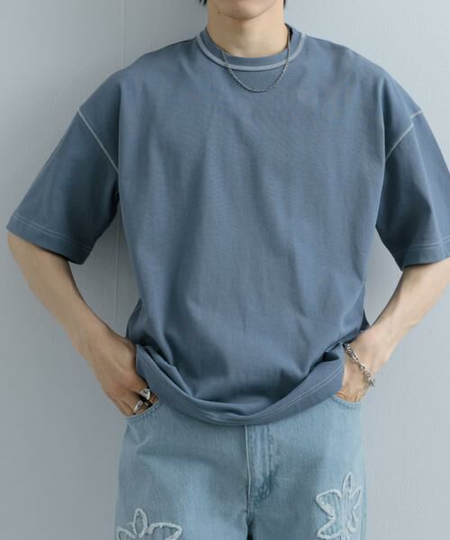 SENSE OF PLACE by URBAN RESEARCH / センスオブプレイス バイ アーバンリサーチ Tシャツ | 『ユニセックス』ハイショクステッチデザインT(5分袖) | 詳細24