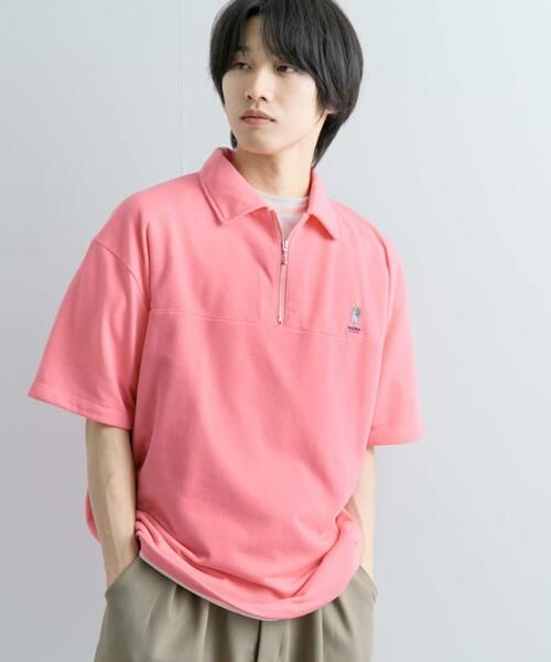 SENSE OF PLACE by URBAN RESEARCH / センスオブプレイス バイ アーバンリサーチ スウェット | 『別注』TeddyBear×SENSE OF PLACE　テディベアハーフZIPスウェット | 詳細1