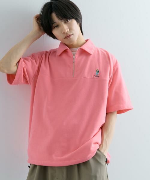 SENSE OF PLACE by URBAN RESEARCH / センスオブプレイス バイ アーバンリサーチ スウェット | 『別注』TeddyBear×SENSE OF PLACE　テディベアハーフZIPスウェット | 詳細2