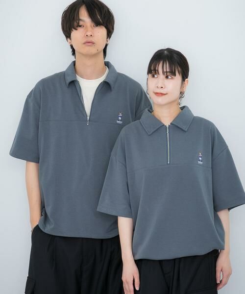 SENSE OF PLACE by URBAN RESEARCH / センスオブプレイス バイ アーバンリサーチ スウェット | 『別注』TeddyBear×SENSE OF PLACE　テディベアハーフZIPスウェット | 詳細17