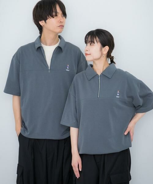 SENSE OF PLACE by URBAN RESEARCH / センスオブプレイス バイ アーバンリサーチ スウェット | 『別注』TeddyBear×SENSE OF PLACE　テディベアハーフZIPスウェット | 詳細18