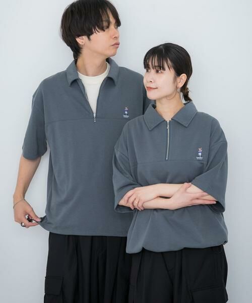 SENSE OF PLACE by URBAN RESEARCH / センスオブプレイス バイ アーバンリサーチ スウェット | 『別注』TeddyBear×SENSE OF PLACE　テディベアハーフZIPスウェット | 詳細19