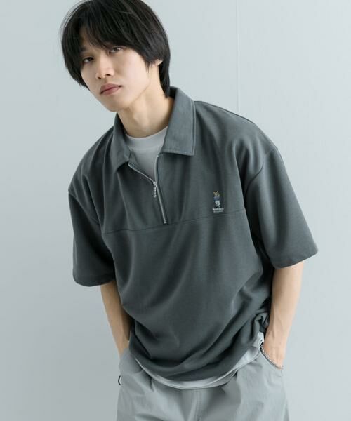 SENSE OF PLACE by URBAN RESEARCH / センスオブプレイス バイ アーバンリサーチ スウェット | 『別注』TeddyBear×SENSE OF PLACE　テディベアハーフZIPスウェット | 詳細24