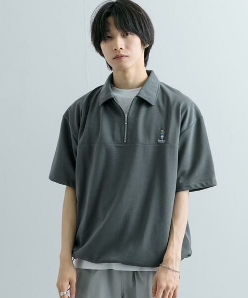 SENSE OF PLACE by URBAN RESEARCH / センスオブプレイス バイ アーバンリサーチ スウェット | 『別注』TeddyBear×SENSE OF PLACE　テディベアハーフZIPスウェット | 詳細25