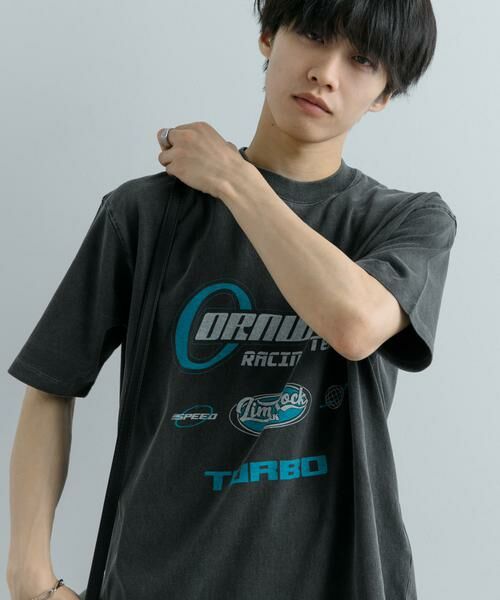 SENSE OF PLACE by URBAN RESEARCH / センスオブプレイス バイ アーバンリサーチ Tシャツ | フェードロゴグラフィックTシャツ(5分袖) | 詳細23