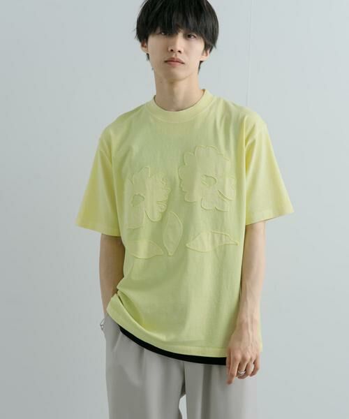 SENSE OF PLACE by URBAN RESEARCH / センスオブプレイス バイ アーバンリサーチ Tシャツ | 『ユニセックス』フェードポップアートフラワーTシャツ(5分袖) | 詳細3