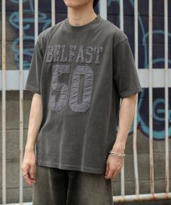 SENSE OF PLACE by URBAN RESEARCH / センスオブプレイス バイ アーバンリサーチ Tシャツ | フェードナンバリングTシャツ(5分袖)