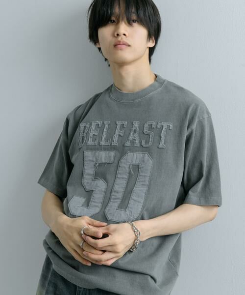 SENSE OF PLACE by URBAN RESEARCH / センスオブプレイス バイ アーバンリサーチ Tシャツ | フェードナンバリングTシャツ(5分袖) | 詳細1