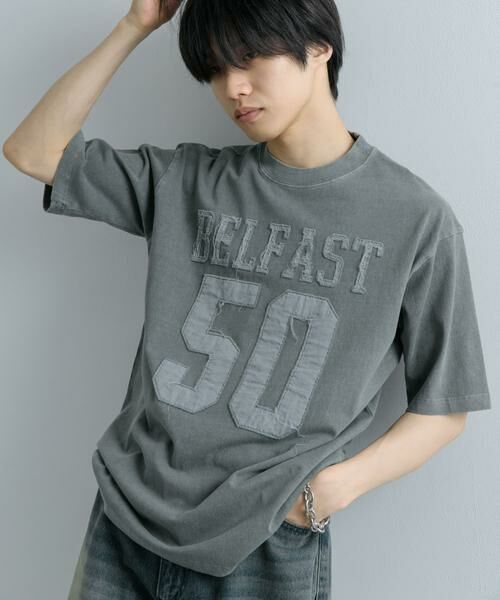 SENSE OF PLACE by URBAN RESEARCH / センスオブプレイス バイ アーバンリサーチ Tシャツ | フェードナンバリングTシャツ(5分袖) | 詳細2