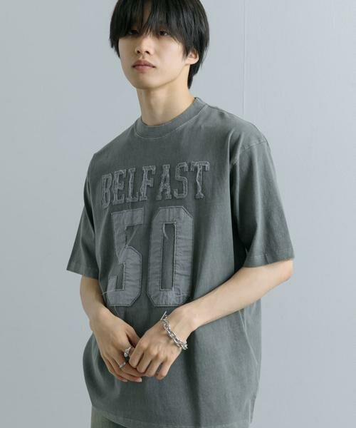 SENSE OF PLACE by URBAN RESEARCH / センスオブプレイス バイ アーバンリサーチ Tシャツ | フェードナンバリングTシャツ(5分袖) | 詳細3