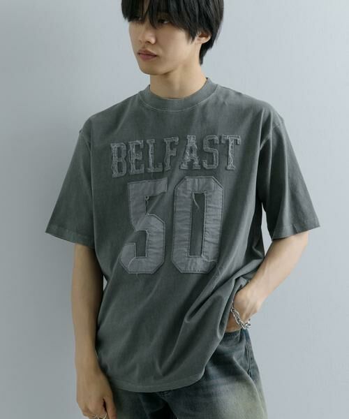 SENSE OF PLACE by URBAN RESEARCH / センスオブプレイス バイ アーバンリサーチ Tシャツ | フェードナンバリングTシャツ(5分袖) | 詳細4