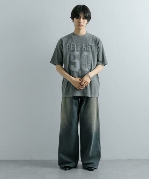 SENSE OF PLACE by URBAN RESEARCH / センスオブプレイス バイ アーバンリサーチ Tシャツ | フェードナンバリングTシャツ(5分袖) | 詳細6