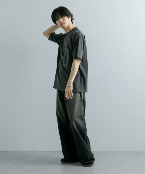 SENSE OF PLACE by URBAN RESEARCH / センスオブプレイス バイ アーバンリサーチ Tシャツ | フェードナンバリングTシャツ(5分袖) | 詳細28