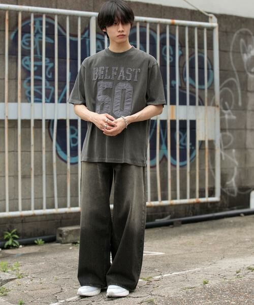 SENSE OF PLACE by URBAN RESEARCH / センスオブプレイス バイ アーバンリサーチ Tシャツ | フェードナンバリングTシャツ(5分袖) | 詳細19