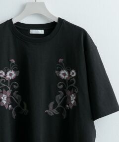 SENSE OF PLACE by URBAN RESEARCH / センスオブプレイス バイ アーバンリサーチ Tシャツ | ボタニカルシシュウクルーネックTシャツ(5分袖)