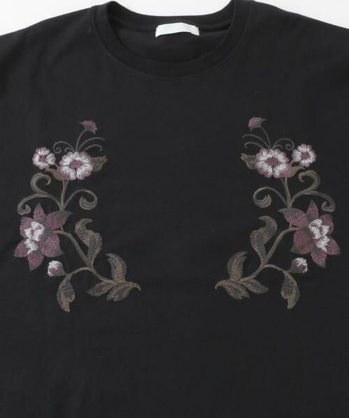 SENSE OF PLACE by URBAN RESEARCH / センスオブプレイス バイ アーバンリサーチ Tシャツ | ボタニカルシシュウクルーネックTシャツ(5分袖) | 詳細23