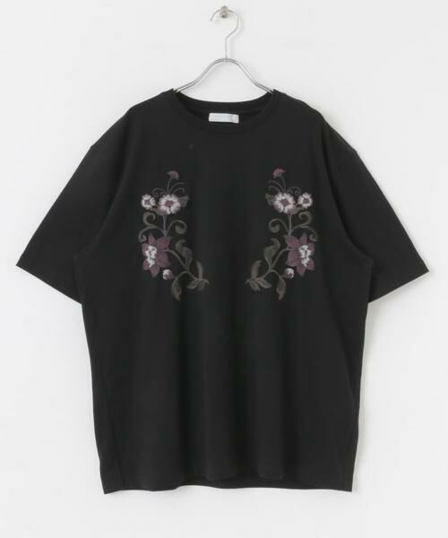 SENSE OF PLACE by URBAN RESEARCH / センスオブプレイス バイ アーバンリサーチ Tシャツ | ボタニカルシシュウクルーネックTシャツ(5分袖) | 詳細22