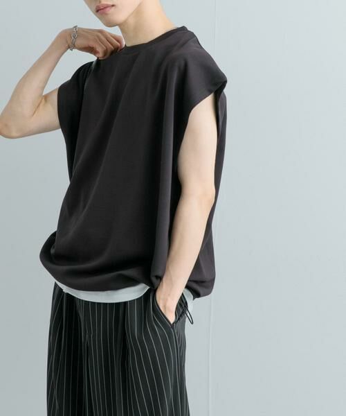 SENSE OF PLACE by URBAN RESEARCH / センスオブプレイス バイ アーバンリサーチ Tシャツ | エクストラルーズドローコードノースリーブTシャツ | 詳細15