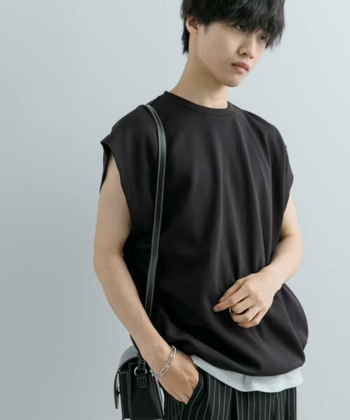 SENSE OF PLACE by URBAN RESEARCH / センスオブプレイス バイ アーバンリサーチ Tシャツ | エクストラルーズドローコードノースリーブTシャツ | 詳細16