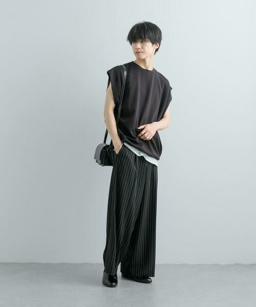 SENSE OF PLACE by URBAN RESEARCH / センスオブプレイス バイ アーバンリサーチ Tシャツ | エクストラルーズドローコードノースリーブTシャツ | 詳細22