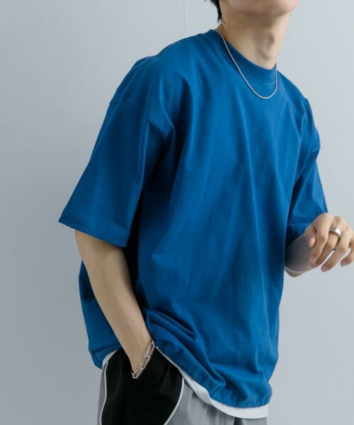 SENSE OF PLACE by URBAN RESEARCH / センスオブプレイス バイ アーバンリサーチ Tシャツ | 『ユニセックス』ドローコードツキアソートTシャツ(5分袖) | 詳細2