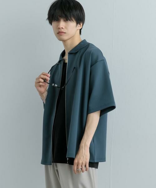 SENSE OF PLACE by URBAN RESEARCH / センスオブプレイス バイ アーバンリサーチ カーディガン・ボレロ | 『ユニセックス』ZIPカーディガンTシャツ(5分袖) | 詳細4