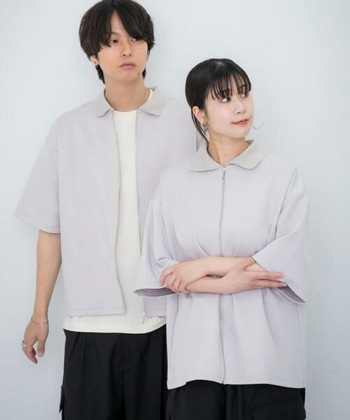 SENSE OF PLACE by URBAN RESEARCH / センスオブプレイス バイ アーバンリサーチ カーディガン・ボレロ | 『ユニセックス』ZIPカーディガンTシャツ(5分袖) | 詳細21