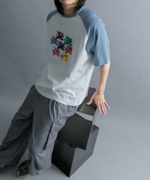 SENSE OF PLACE by URBAN RESEARCH / センスオブプレイス バイ アーバンリサーチ Tシャツ | 『別注』SHUHEI KOKI×SENSE OF PLACE　ラグランTシャツ | 詳細4