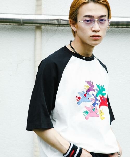 SENSE OF PLACE by URBAN RESEARCH / センスオブプレイス バイ アーバンリサーチ Tシャツ | 『別注』SHUHEI KOKI×SENSE OF PLACE　ラグランTシャツ | 詳細13