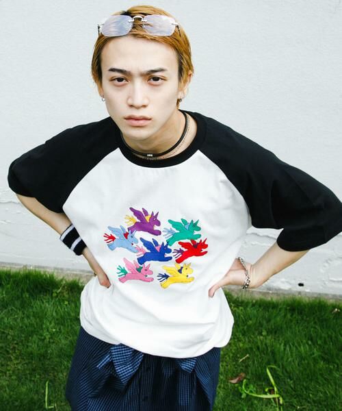 SENSE OF PLACE by URBAN RESEARCH / センスオブプレイス バイ アーバンリサーチ Tシャツ | 『別注』SHUHEI KOKI×SENSE OF PLACE　ラグランTシャツ | 詳細14