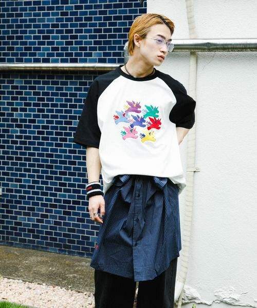 SENSE OF PLACE by URBAN RESEARCH / センスオブプレイス バイ アーバンリサーチ Tシャツ | 『別注』SHUHEI KOKI×SENSE OF PLACE　ラグランTシャツ | 詳細16