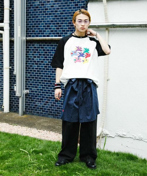 SENSE OF PLACE by URBAN RESEARCH / センスオブプレイス バイ アーバンリサーチ Tシャツ | 『別注』SHUHEI KOKI×SENSE OF PLACE　ラグランTシャツ | 詳細18