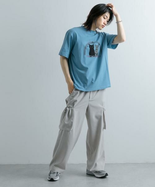 SENSE OF PLACE by URBAN RESEARCH / センスオブプレイス バイ アーバンリサーチ Tシャツ | キャットグラフィックプリントTシャツ A | 詳細6