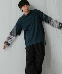 SENSE OF PLACE by URBAN RESEARCH / センスオブプレイス バイ アーバンリサーチ Tシャツ | 『わたべ×SOP』キリカエデザインルーズグラフィックTシャツ